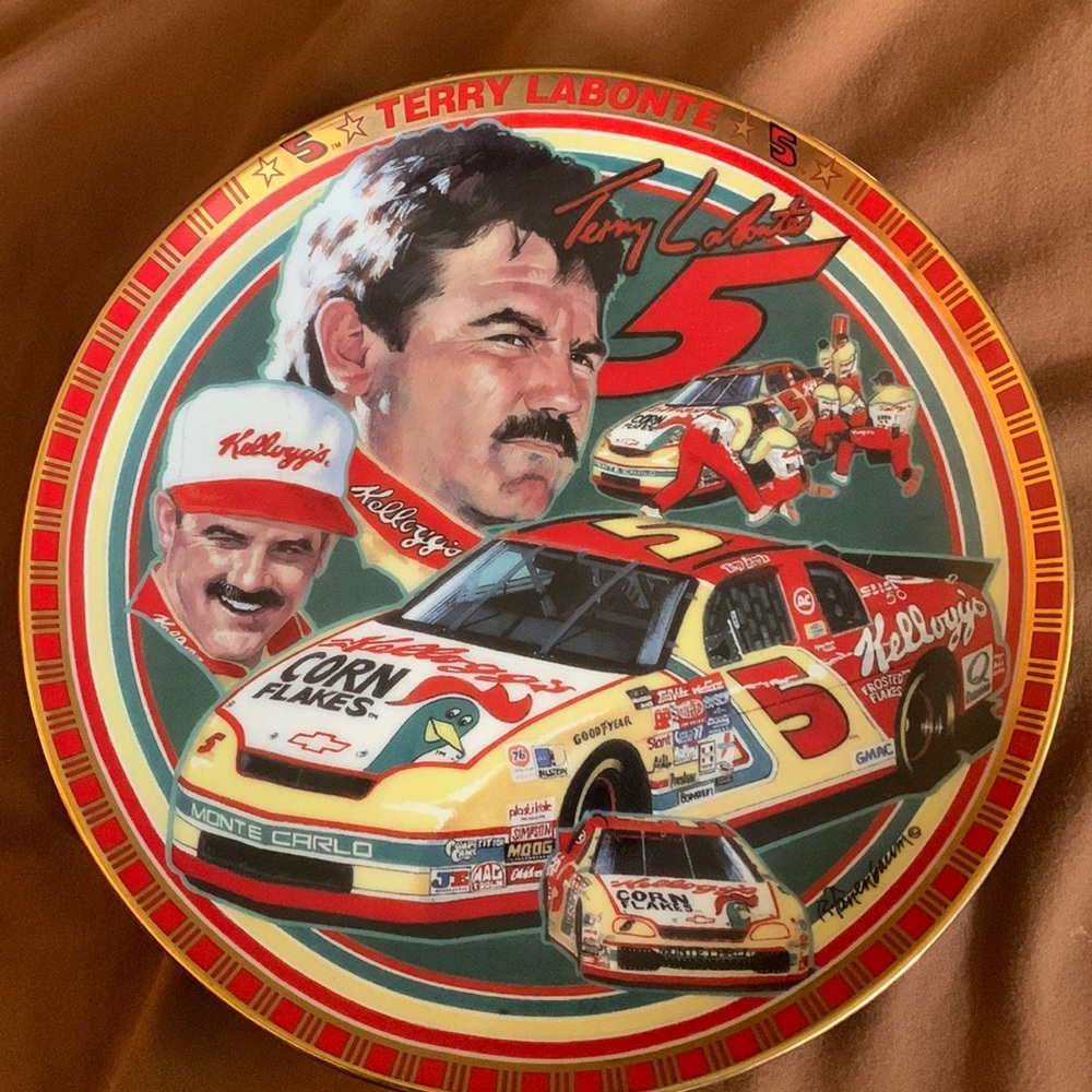 Terry LaBonte NASCAR collectible plate #3001A